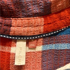 Pilcro Multicolor Plaid Button Down